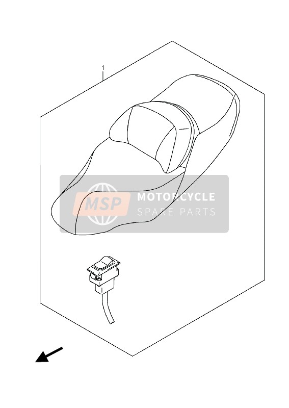 Seat Set With Heater (Optional) (AN650)
